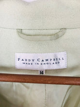 Load image into Gallery viewer, Paddy Campbell Women&#39;s Wool Smart Blazer Jacket | UK14 | Green
