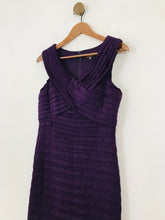 Load image into Gallery viewer, Phase Eight Women&#39;s Ribbed Shift Dress | UK12 | Purple
