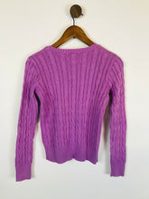 Load image into Gallery viewer, Ralph Lauren Kid&#39;s Cotton Cable Knit Jumper | L 12-14 Years | Purple
