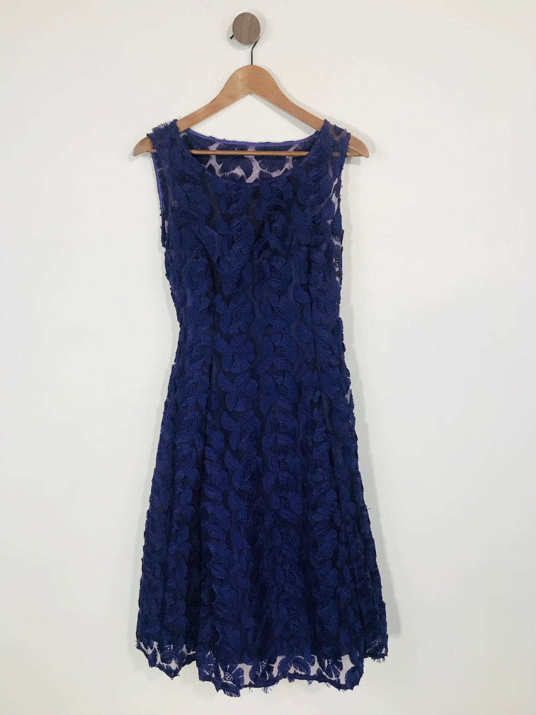 Phase Eight Women's Lace Tulle Mini Dress | UK10 | Purple