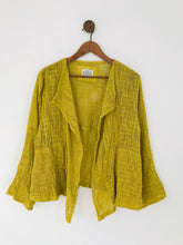 Load image into Gallery viewer, Masai Women&#39;s Loose Knit Waterfall Front Cardigan | M UK12 | Yellow
