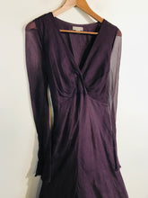 Load image into Gallery viewer, Noli Women&#39;s Silk Tulle A-Line Dress | UK12 | Purple
