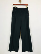 Load image into Gallery viewer, Oasis Women&#39;s High Waist Wide Leg Culottes Trousers | UK10 | Black
