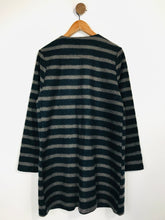 Load image into Gallery viewer, Kew Women&#39;s Striped Shacket Overcoat Coat | UK14 | Blue
