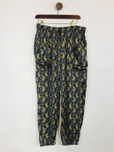 Load image into Gallery viewer, Zara Women&#39;s Patterned Joggers Casual Trousers NWT | L UK14 | Multicolour
