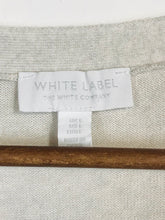 Load image into Gallery viewer, The White Company Women&#39;s Cotton Sleeveless Cardigan | L UK14 | White
