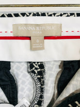 Load image into Gallery viewer, Banana Republic Women&#39;s Cotton Smart Trousers | UK12 | Black
