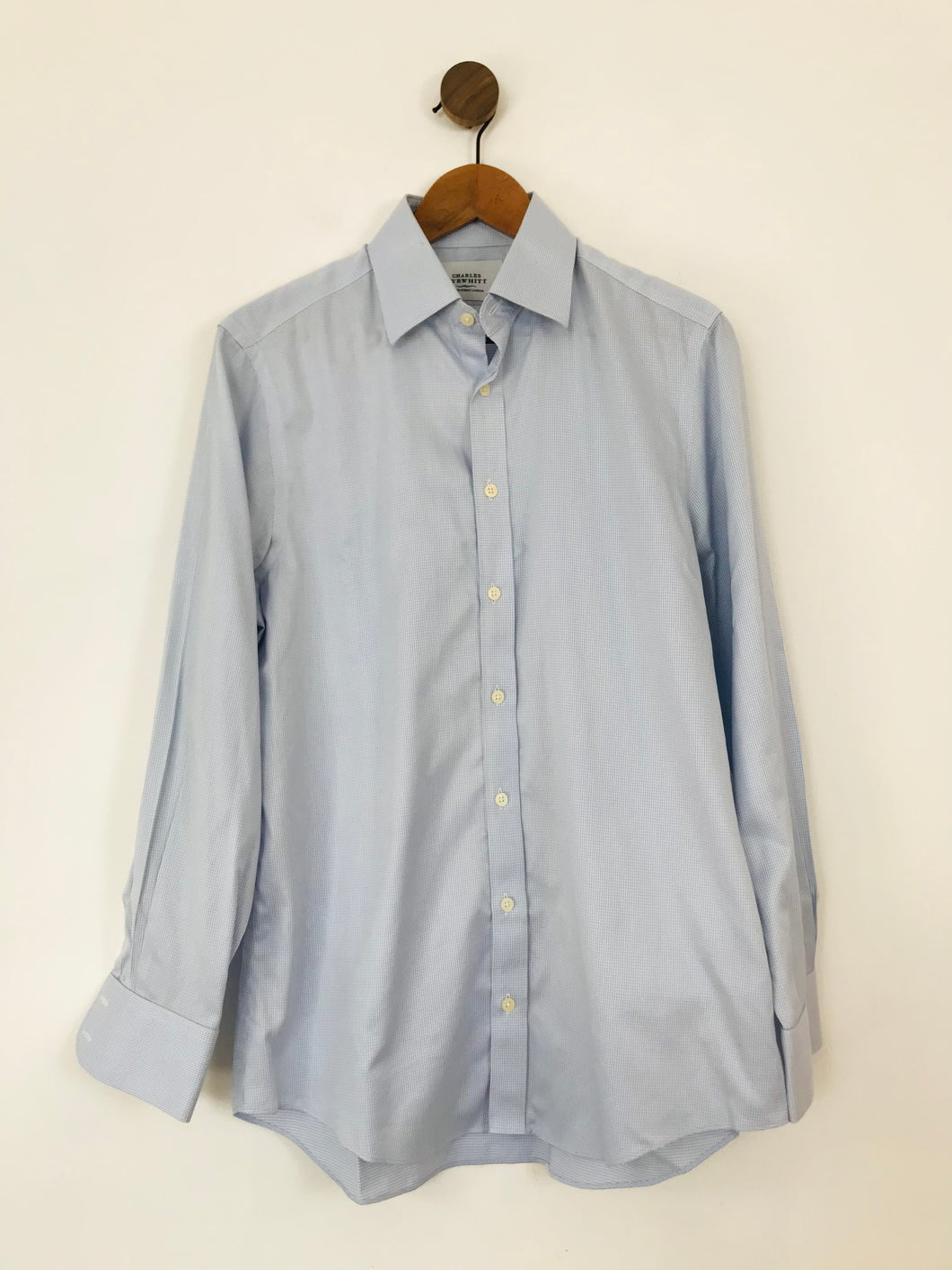 Charles Tyrwhitt Men's Slim Fit Shirt | 15.5 | Blue
