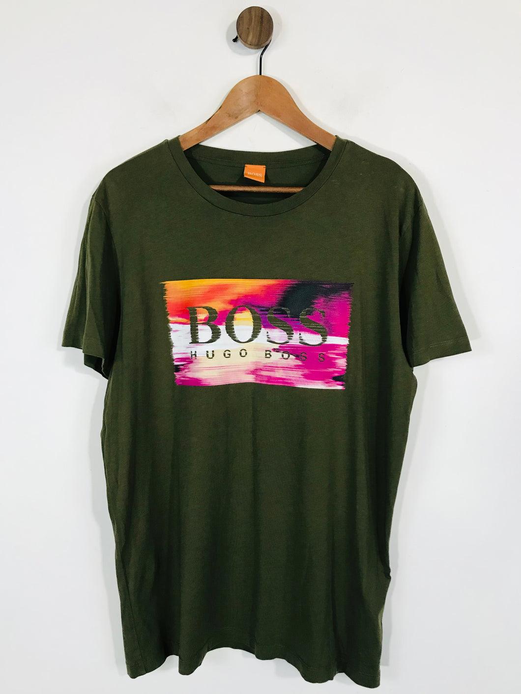 Hugo Boss Men's Cotton T-Shirt | XL | Green