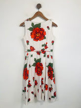 Load image into Gallery viewer, Wallis 1923 Women&#39;s Floral A-Line Dress | UK8 | White
