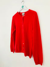 Load image into Gallery viewer, Pure Collection Women’s Cashmere Knit Cardigan | UK14 | Red
