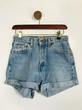 Load image into Gallery viewer, Levi’s Women&#39;s Denim Hot Pants Shorts | M UK10-12 | Blue
