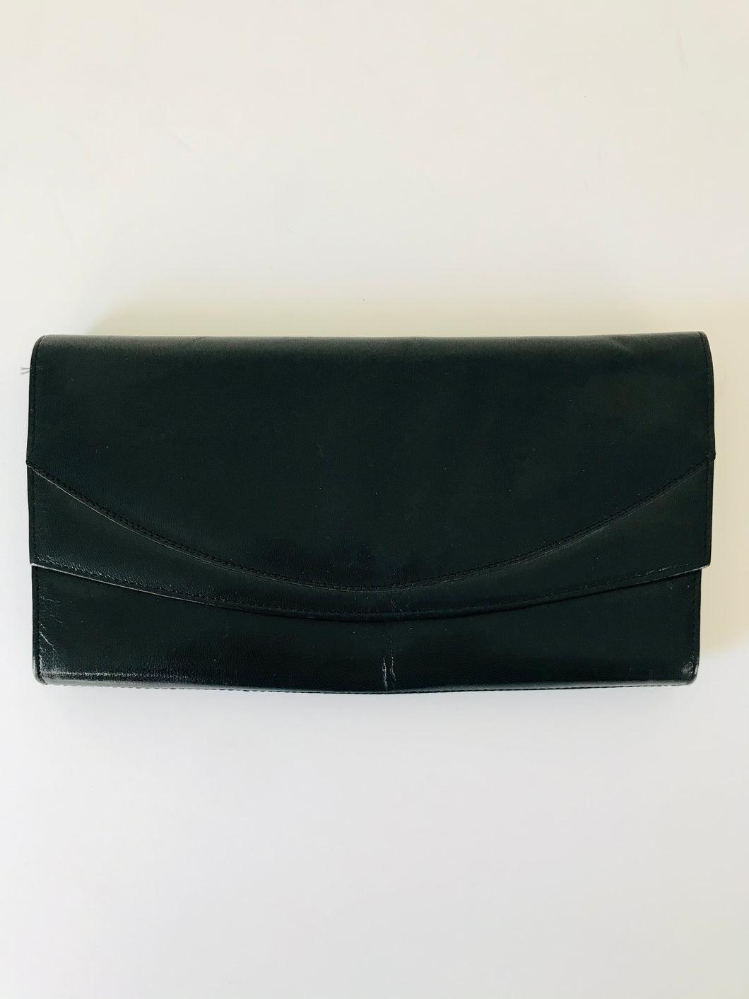 Bally Coordinates Women’s Leather Clutch Bag Purse | Small | Black