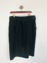 Load image into Gallery viewer, ME + EM Women&#39;s Cotton Smart Pencil Skirt | UK14 | Black
