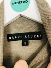 Load image into Gallery viewer, Ralph Lauren Womens Roll Neck Knit Jumper | XL | Light Brown
