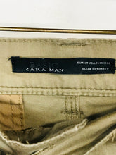 Load image into Gallery viewer, Zara Man Men&#39;s Cotton Chinos Trousers | EU40 31 | Beige

