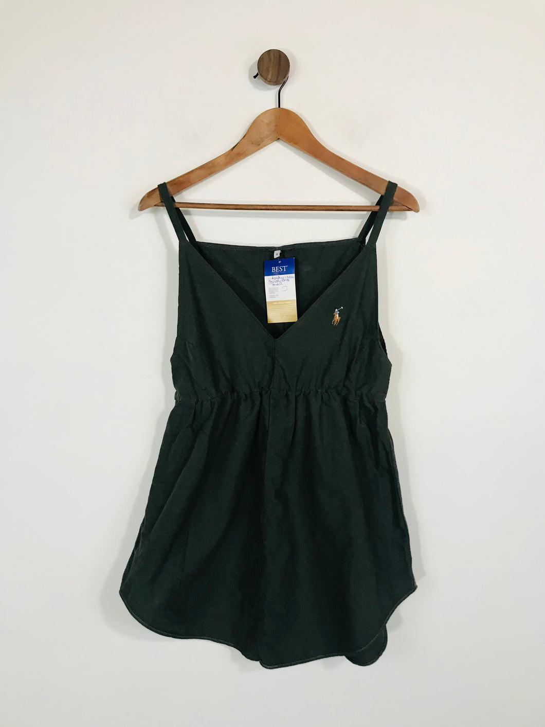 Wear Best Ralphie Women's A-line Cinched Waist Mini Dress | S UK8 | Green