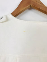 Load image into Gallery viewer, Zara Women&#39;s Cotten Blend Biker Jacket | M UK10-12 | White
