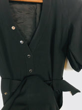 Load image into Gallery viewer, Karen Millen Women&#39;s V-neck belted Midi Dress | UK8 | Black
