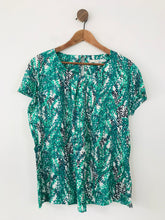 Load image into Gallery viewer, Boden Women&#39;s Short Sleeve Blouse  | UK16 | Green
