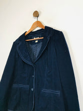 Load image into Gallery viewer, Monsoon Women&#39;s Corduroy Blazer Jacket | UK18 | Blue
