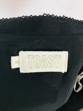 Load image into Gallery viewer, Toast Womens Pleated Aline Midi Skirt | UK14 | Black and Cream
