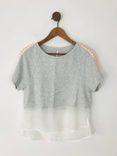 Load image into Gallery viewer, Karen Millen Women’s Contrast T-Shirt | UK10 | Grey
