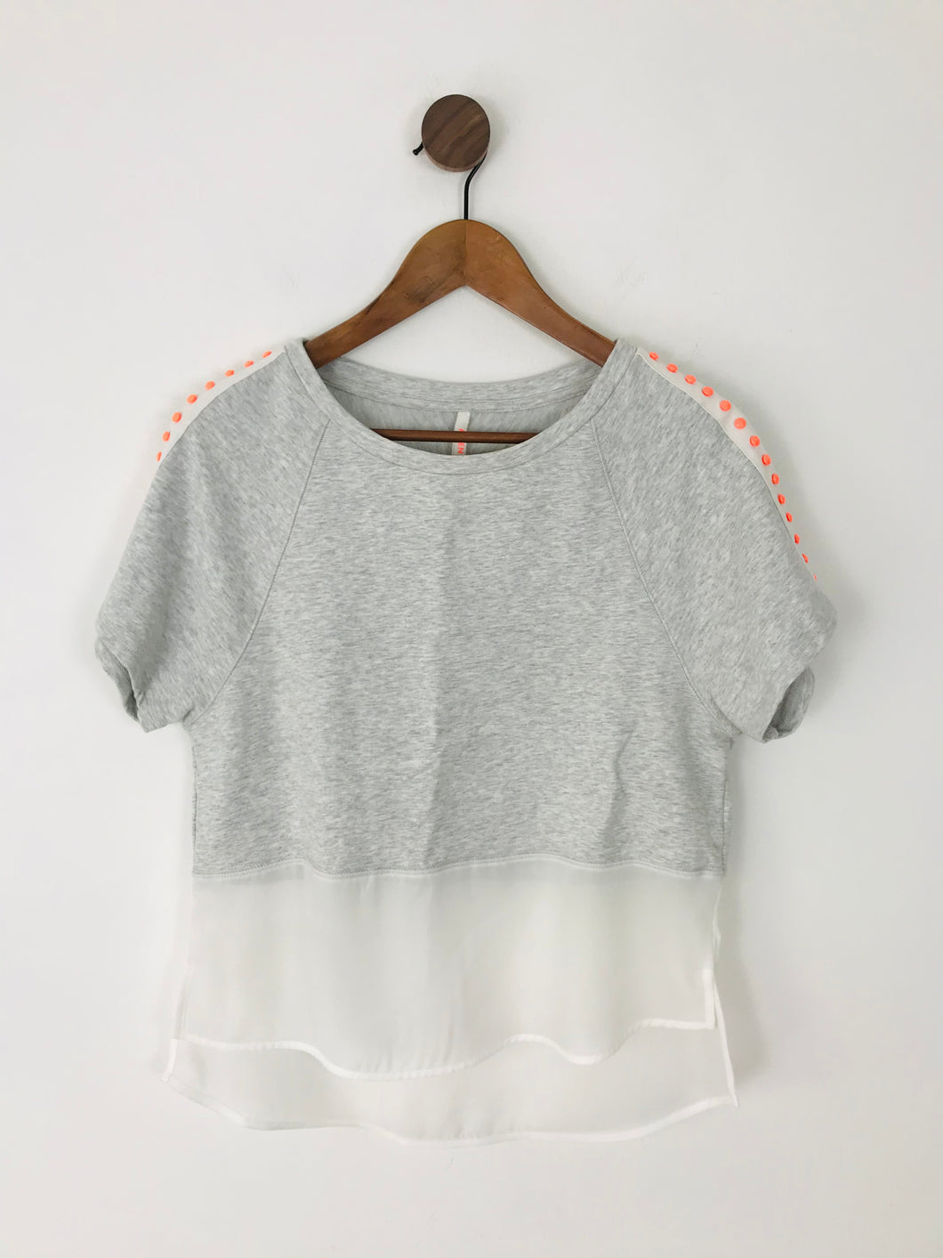 Karen Millen Women’s Contrast T-Shirt | UK10 | Grey