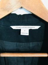 Load image into Gallery viewer, Diane von Furstenberg Women&#39;s Smart Blazer Jacket | 4 UK8 | Black

