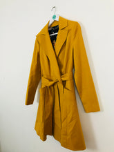 Load image into Gallery viewer, Ted Baker Women’s A-Line Trench Coat | 2 UK10 | Mustard Yellow
