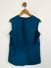 Load image into Gallery viewer, Nicole Farhi Women&#39;s Wool Blouse | UK12 | Blue
