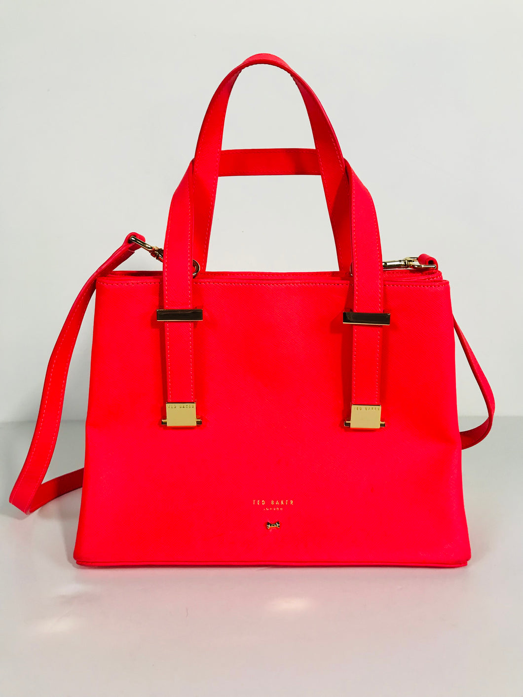 Ted Baker Women's Leather Shoulder Bag | M UK10-12 | Pink