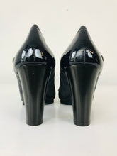 Load image into Gallery viewer, Blu Byblos Women&#39;s Suede Loafer Heels | UK7 EU40 | Blue

