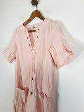 Load image into Gallery viewer, Whistles Women&#39;s Cotton Shift Shirt Dress | S UK8 | Pink
