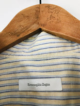 Load image into Gallery viewer, Ermenegildo Zegna Men&#39;s Linen Cotton Button-Up Shirt | 41 | Beige
