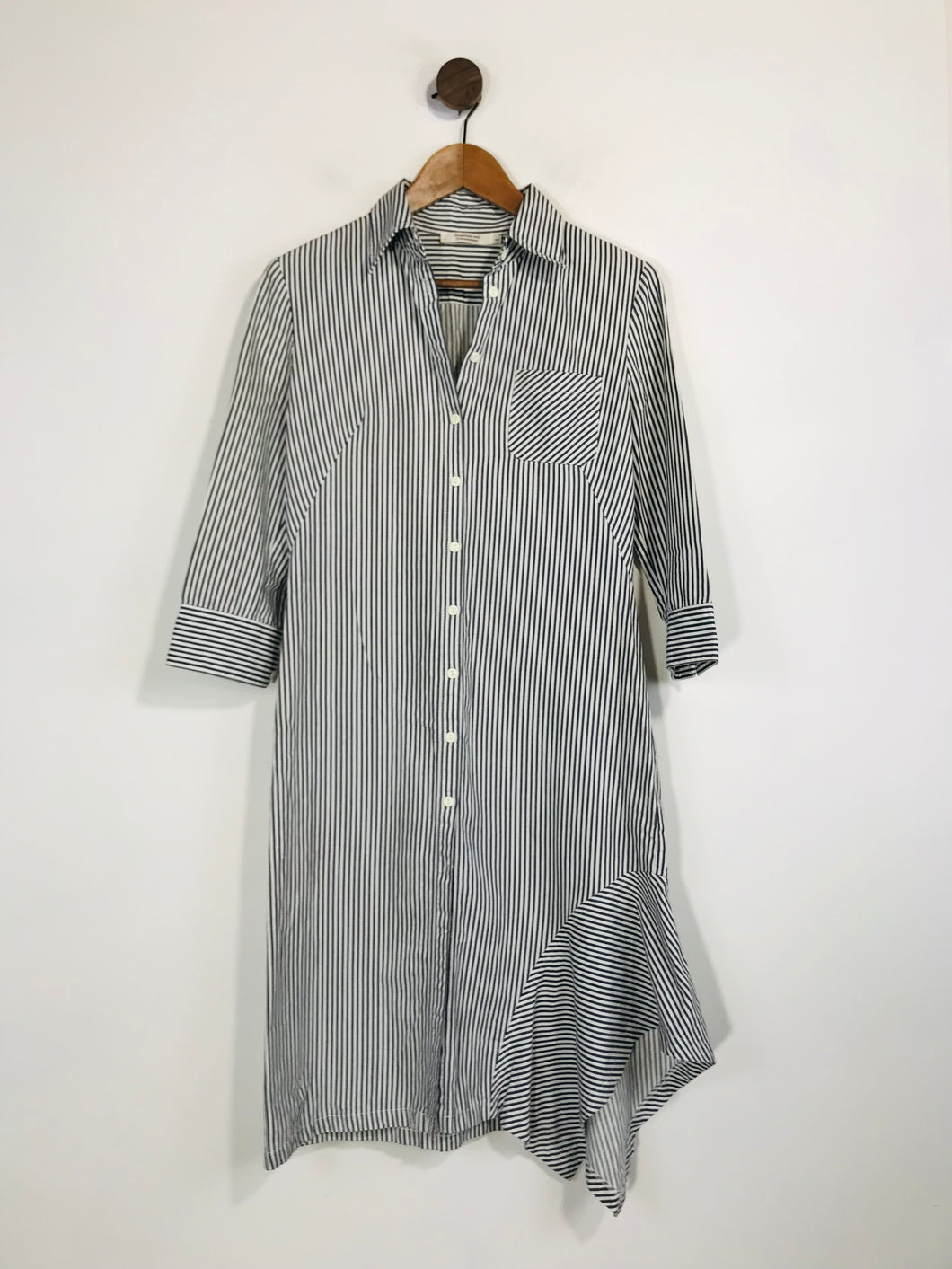 Comptoir des Cotonniers Women's Striped Shirt Dress | EU38 UK10 | White