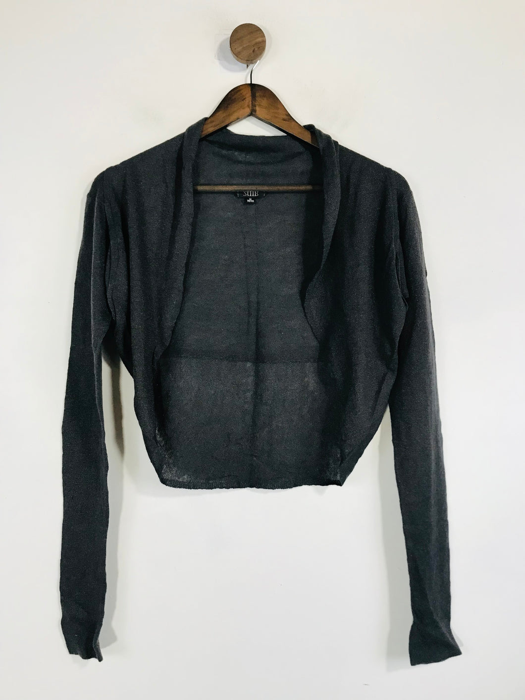 Stills Women's Wool Bolero Cardigan | M UK10-12 | Grey