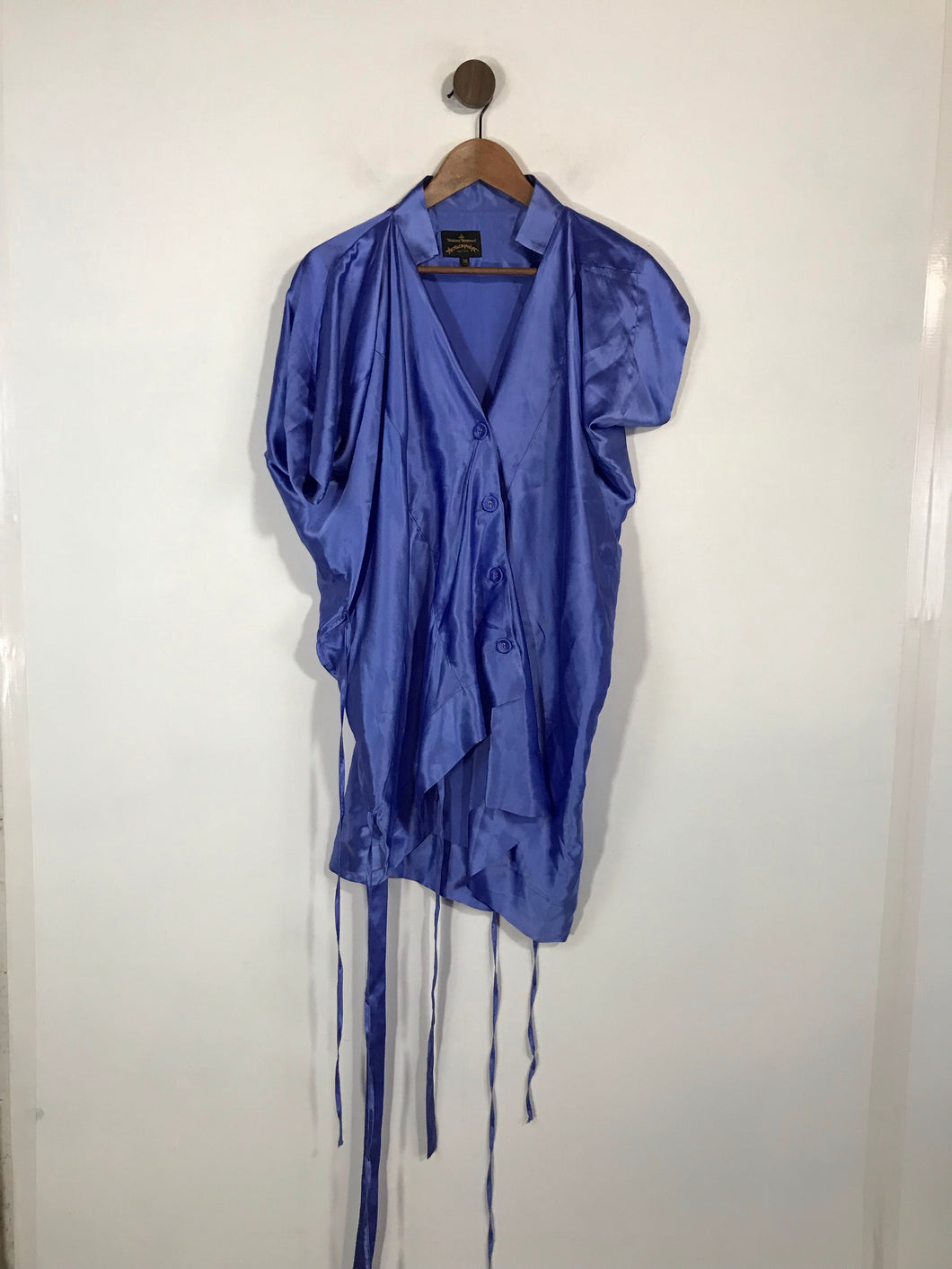 Vivienne Westwood Women's Silk Anglomania Blouse | EU38 UK10 | Blue
