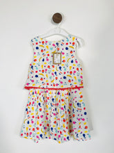 Load image into Gallery viewer, Joules Kid&#39;s Fruit Print Smock A-Line Dress NWT | 4 Years | Multicolour
