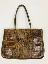 Load image into Gallery viewer, Longchamp Women’s Leather Shoulder Bag Handbag | Medium | Brown
