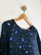 Load image into Gallery viewer, Jigsaw Women&#39;s Silk Long Sleeve T-Shirt | S UK8 | Blue
