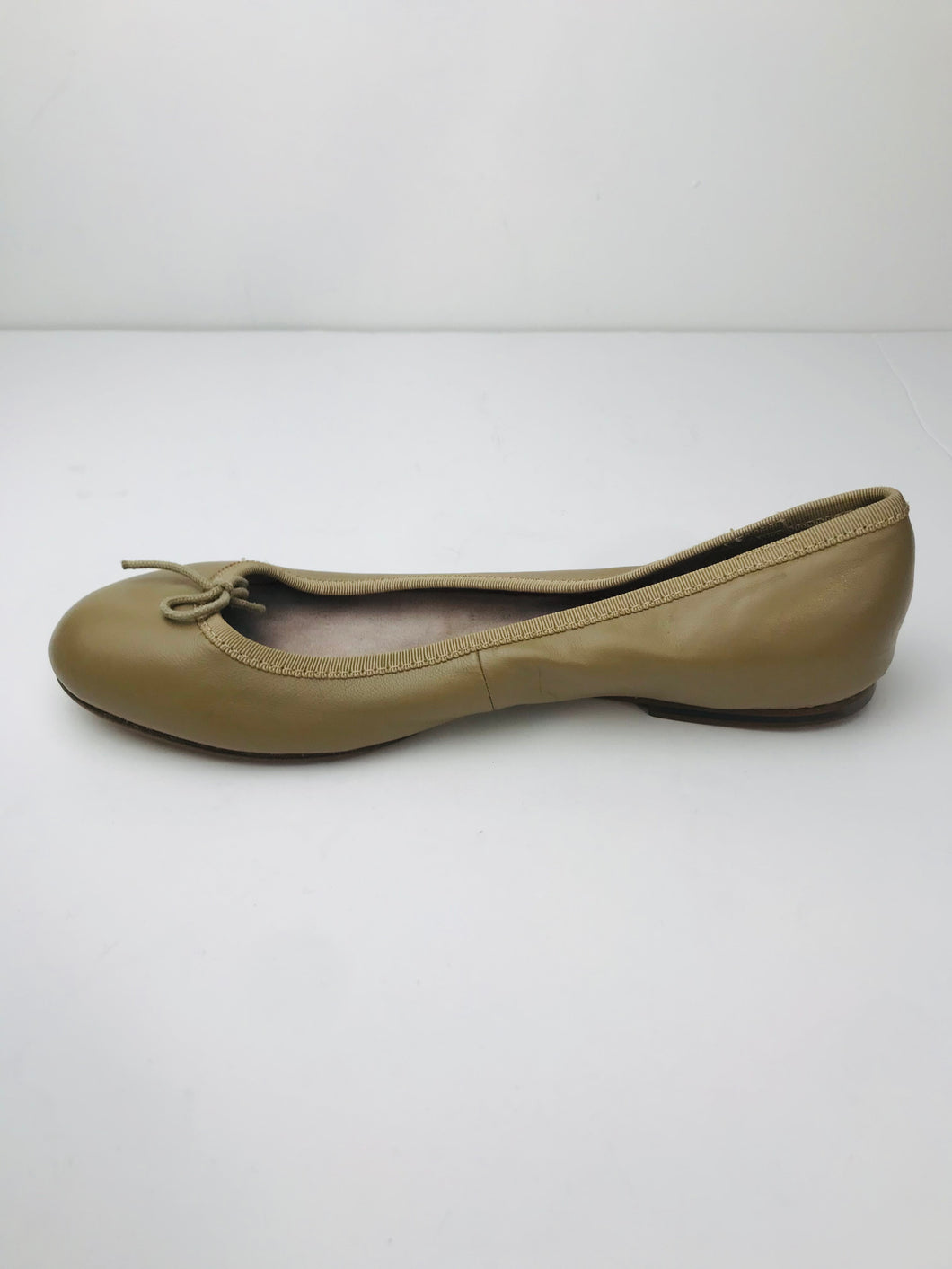 Bloch Women's Leather Flats Shoes | EU38 UK5 | Beige