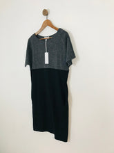 Load image into Gallery viewer, The White Company White Label Women’s Colour Block Shift Dress NWT | UK8 | Black Grey
