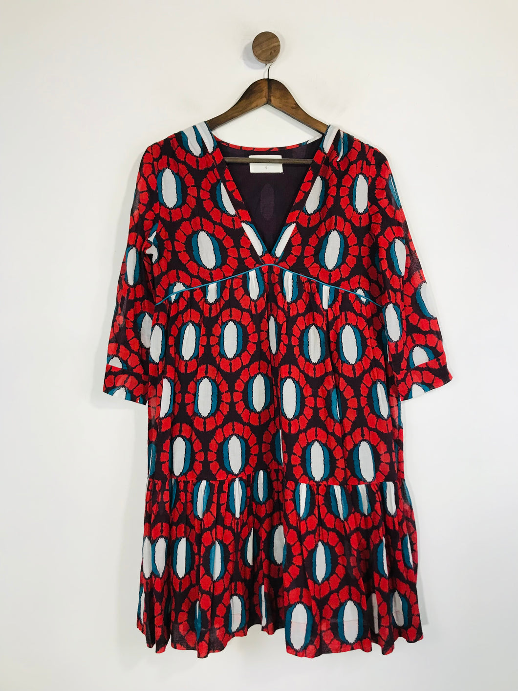 ba&sh Women's V-Neck Shift Dress | XS UK6-8 | Multicoloured