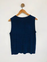 Load image into Gallery viewer, Kim &amp; Co Women&#39;s Tank Top | L UK14 | Blue
