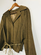 Load image into Gallery viewer, Annette Gortz Women&#39;s Blazer Jacket | EU42 UK14 | Brown
