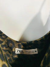 Load image into Gallery viewer, Zara Women&#39;s Leopard Print Midi Dress | XL UK16 | Multicoloured
