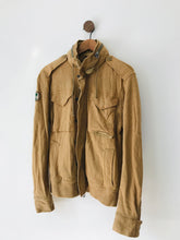Load image into Gallery viewer, Polo Ralph Lauren Men’s Military Workwear Biker Jacket | S | Brown
