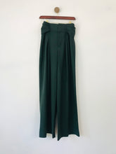 Load image into Gallery viewer, Zara Women&#39;s Wide Leg Trousers | M UK10-12 | Green
