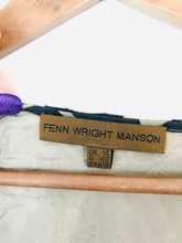 Load image into Gallery viewer, Fenn Wright Manson Women&#39;s Silk Wide Neck Blouse | UK14 | Black
